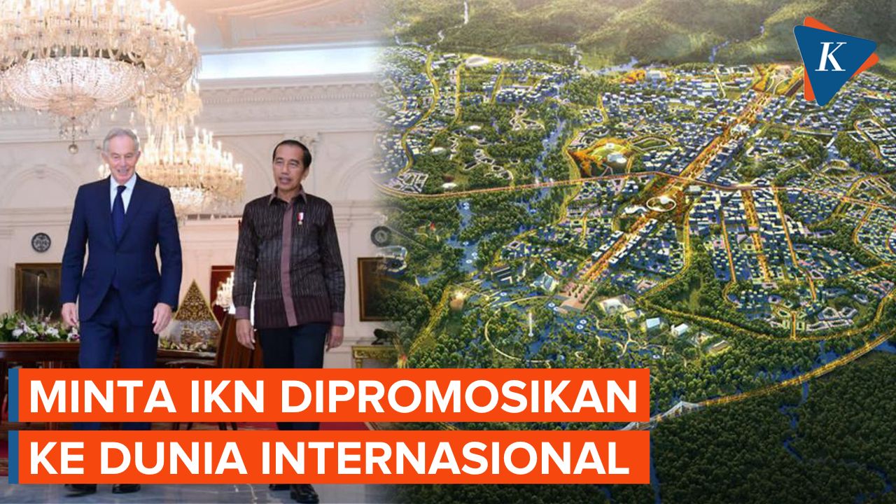 Momen Jokowi dan Tony Blair Bertemu di Istana