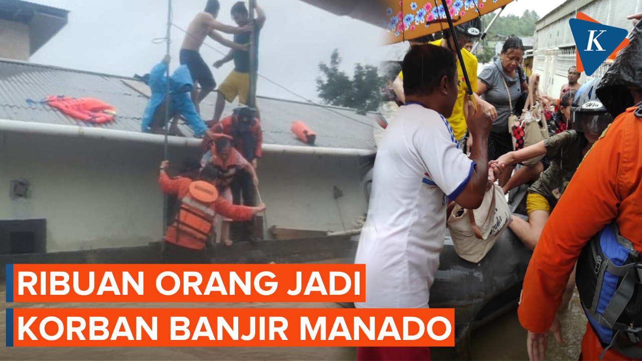 Banjir dan Longsor Manado, Ribuan KK Terdampak