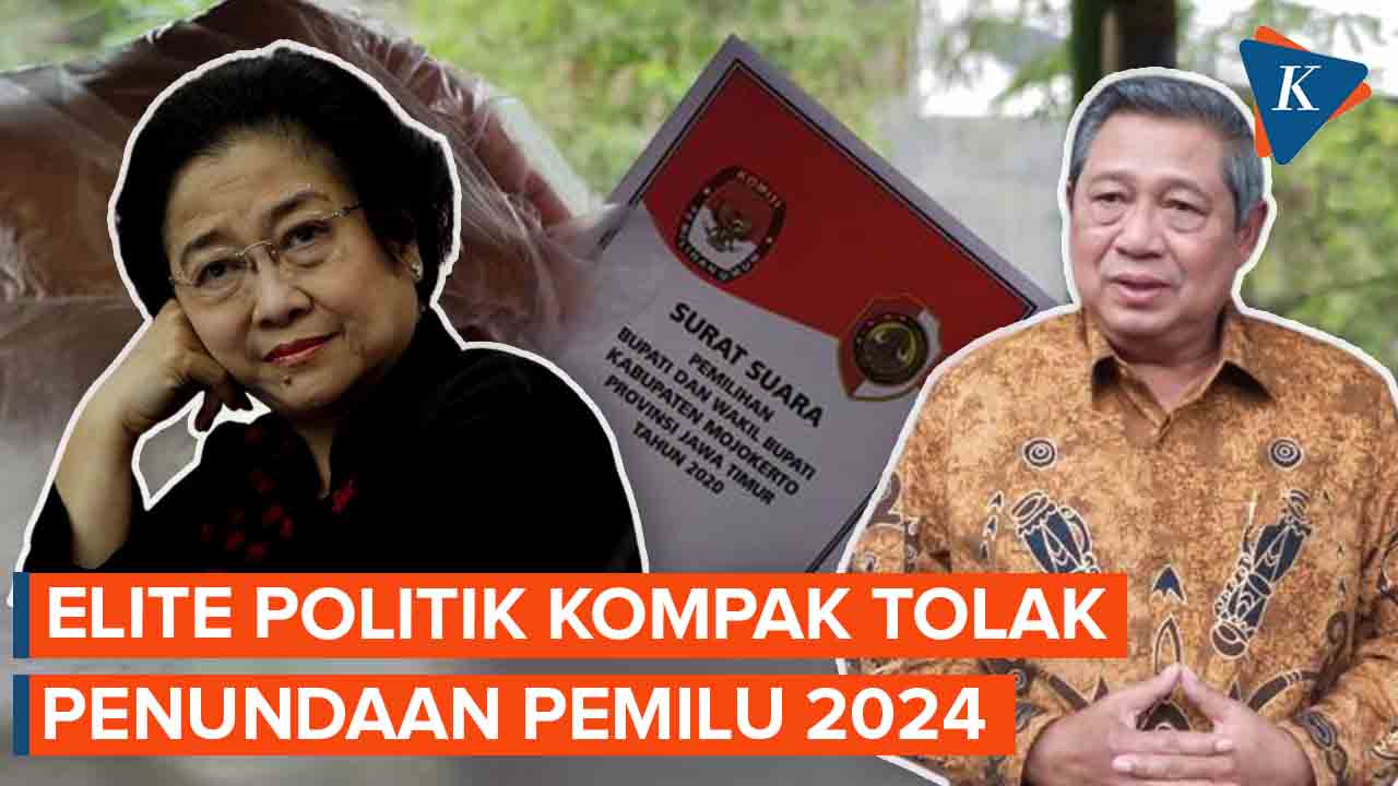 Dari SBY, Mega hingga Istana Kompak Tolak Penundaan Pemilu 2024