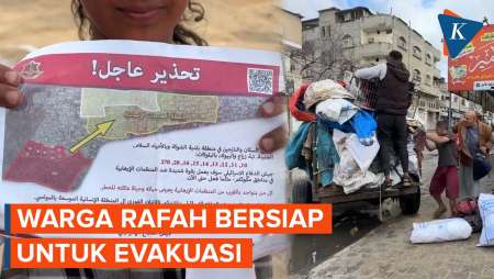 Warga Rafah Bersiap untuk Mengungsi Usai Diminta Israel