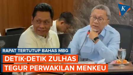 Momen Menko Zulhas Tegur Perwakilan Menkeu Saat Pimpin Rapat Tertutup Bahas MBG