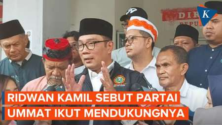 Ridwan Kamil Ungkap Partai Ummat Akan Ikut Mendukungnya pada Pilkada Jakarta