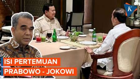 Muzani Ungkap Pembicaraan Prabowo dan Jokowi Saat Makan Malam