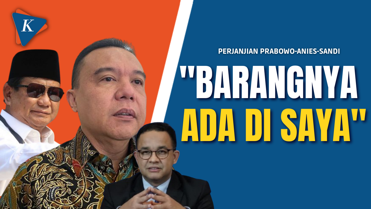 Dasco Akui Simpan Surat Perjanjian Politik Prabowo, Anies, dan Sandi