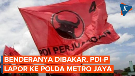 Bendera PDI-P Dibakar, Tim Kuasa Hukum Lapor ke Polda Metro