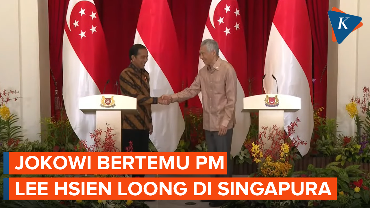 Ini yang Dibahas Presiden Jokowi Saat Bertemu Perdana Menteri Singapura Lee Hsien Loong