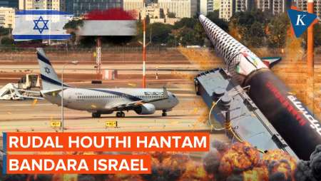 Bandara Israel Diserang Rudal Houthi, Lalu Lintas Udara Terganggu