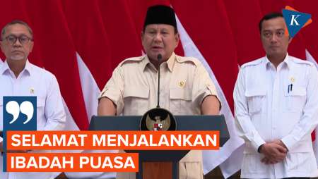 Prabowo: Selamat Menjalankan Puasa, Mohon Maaf Lahir dan Batin