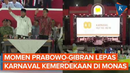 [FULL] Momen Prabowo dan Gibran Lepas Karnaval HUT Ke-80 RI di Monas