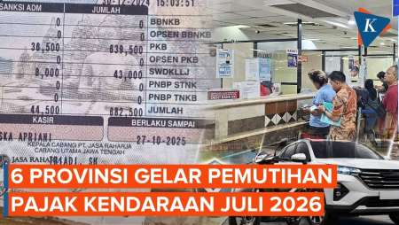 Daftar 6 Provinsi Yang Gelar Pemutihan Pajak Kendaraan Juli 2026, Mana Saja?