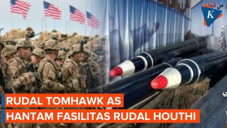 Rudal Tomahawk AS Serang Fasilitas Rudal Houthi