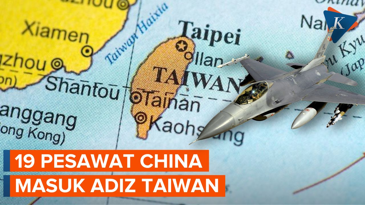Taiwan Klaim 19 Pesawat China Masuk Zona Identifikasi Pertahanan Udara