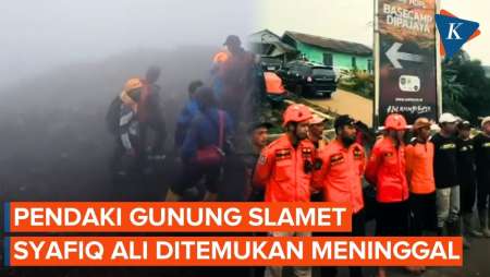 Pendaki Gunung Slamet Syafiq Ali Ditemukan Meninggal Setelah Hilang 17 Hari