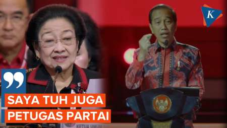 Megawati Heran Dikritik Sombong karena Sebut Presiden Jokowi Sebagai Petugas Partai