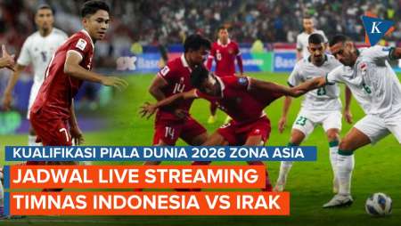 Live Streaming Timnas Indonesia Vs Irak di Kualifikasi Piala Dunia 2026, Sore Ini!