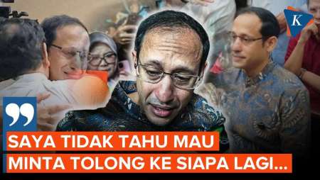 [FULL] Suara Nadiem Makarim Bergetar, Ungkapkan Kekecewaan Usai Divonis 10 Tahun