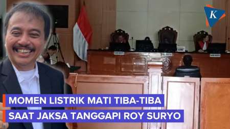 Listrik Tiba-tiba Padam Saat Jaksa Tanggapi Eksepsi Roy Suryo