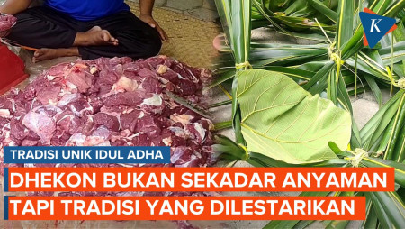 Dhekon, Wadah Pembungkus Daging yang Berevolusi Jadi Tradisi Idul Adha