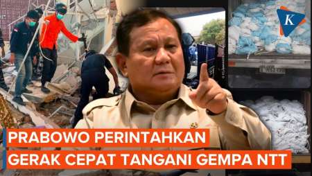 Instruksi Prabowo: Gerak Cepat Tangani Gempa NTT, Pastikan Warga Dapat Bantuan