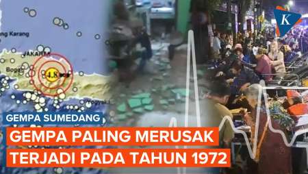 Sejarah Gempa Merusak di Sumedang, Paling Parah pada 1972