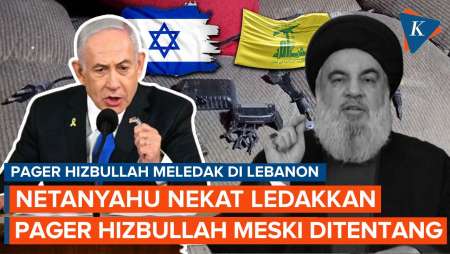 Netanyahu Nekat Ledakkan Pager Hizbullah meski Ditentang Kemenhan Israel