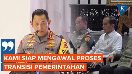 Janji Kapolri di Hadapan Jokowi Jelang Pergantian Pemerintahan