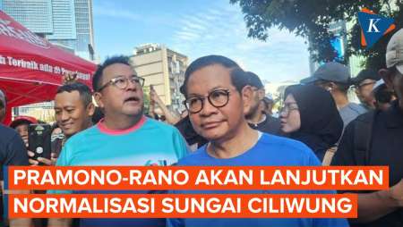 Rano Karno Janji Lanjutkan Normalisasi Sungai Ciliwung