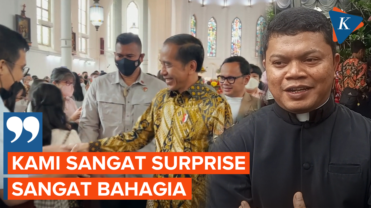 Keuskupan Gereja Katedral Kota Bogor Kaget Didatangi Presiden Jokowi