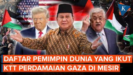 Trump-Prabowo Hadiri KTT Mesir, Siapa Saja Pemimpin Dunia Yang Ikut?