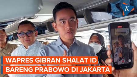 Gibran Pilih Shalat Id Di Jakarta, Lalu Pulang Kampung Ke Solo