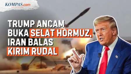 Iran Tembakkan Rudal Ke Negara Arab Dan Israel Usai Trump Beri "Deadline" Buka Selat Hormuz