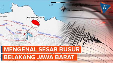 Mengenal Sesar Busur Belakang Jawa Barat, Pemicu Gempa Bekasi