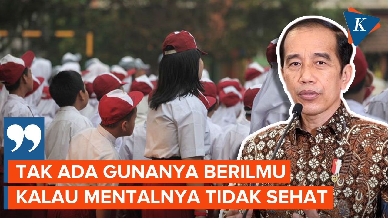 Jokowi Ingatkan Guru Perhatikan Kesehatan Mental Para Siswa
