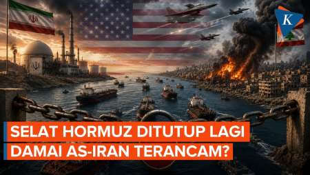 Baru 3 Hari Damai, Iran Tutup Selat Hormuz Lagi
