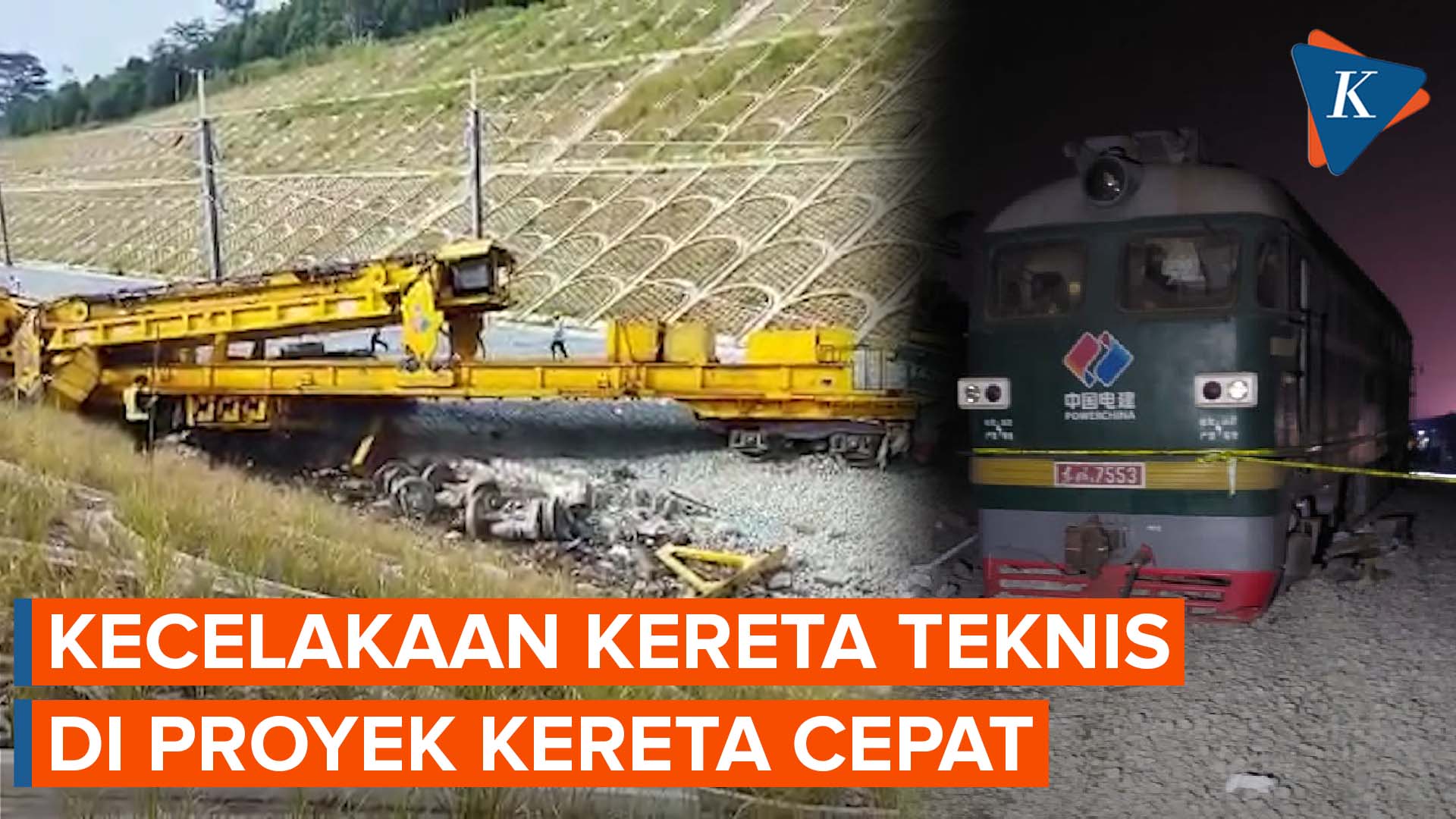 Kereta Teknis di Proyek Kereta Cepat Jakarta-Bandung Anjlok, Ini Penjelasan KCIC