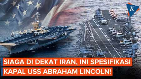 Spesifikasi Kapal Induk Abraham Lincoln AS Yang Siaga Dekat Iran