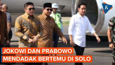 Jokowi dan Prabowo Mendadak Gelar Pertemuan Tertutup di Solo, Ada Apa?