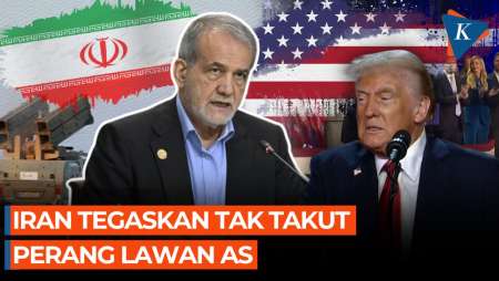 Presiden Iran Gertak Trump, Tak Takut Perang Lawan AS