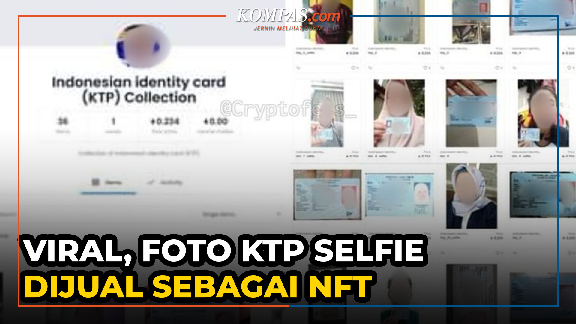 Tanggapan Menkominfo soal Ramai Foto KTP Selfie Dijual sebagai NFT