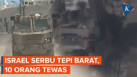 Serangan Terbaru Israel di Tepi Barat, 10 Warga Sipil Tewas