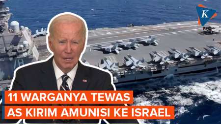 AS Langsung Kirimkan Amunisi ke Israel, Setelah 11 Warganya Tewas