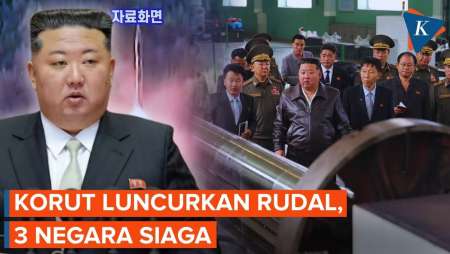 Korut Luncurkan Rudal Balistik Ke Laut Kuning, 3 Negara Siaga Termasuk AS