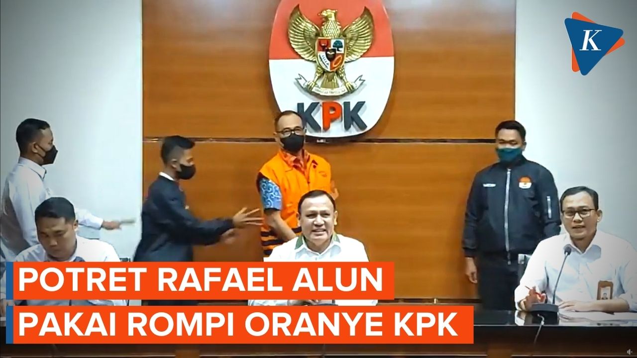 Penampilan Rafael Alun Berbaju Oranye Jadi Tahanan KPK Selama 20 Hari