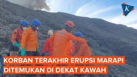 Korban Terakhir Erupsi Gunung Marapi Ditemukan di Dekat Kawah