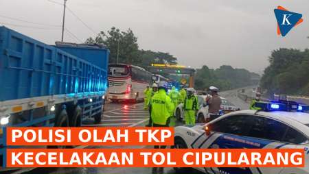 Polisi Gelar Olah TKP Kecelakaan Beruntun Tol Cipularang, Arus Lalu Lintas Dialihkan