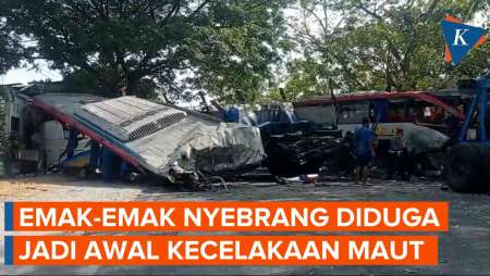 Penyebab Kecelakaan Bus Eka dan Sugeng Rahayu, Diduga Hindari Penyebrang Jalan