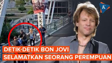 Detik-detik Bon Jovi Selamatkan Perempuan yang Akan Loncat dari Jembatan Nashville AS