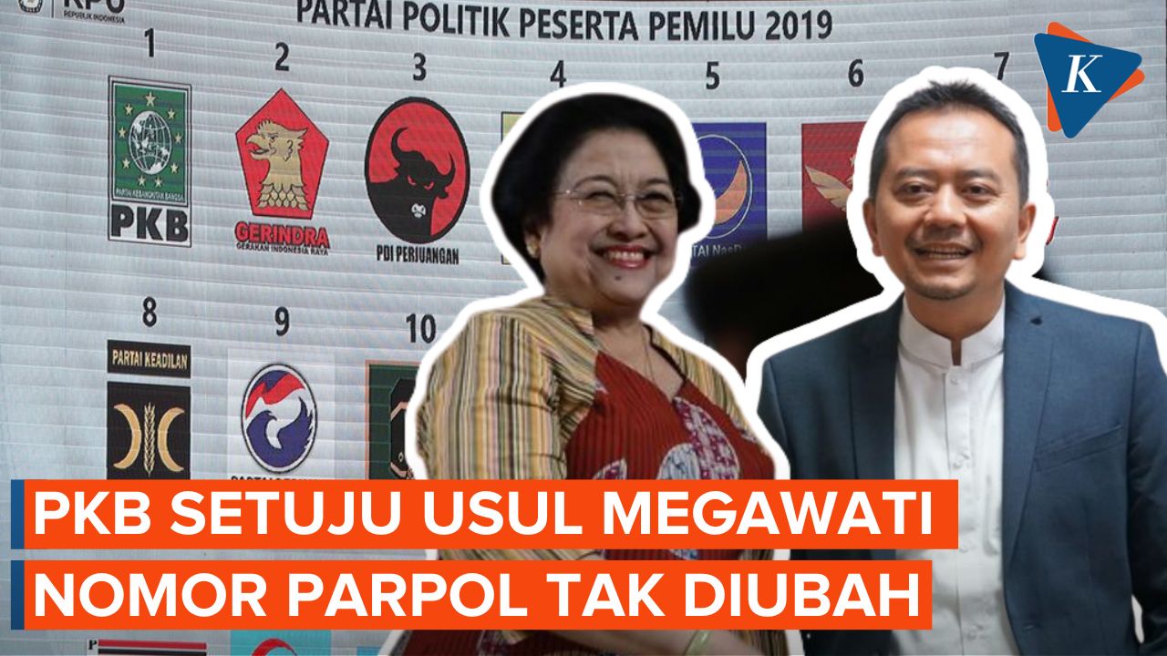 Sepakat dengan Megawati, PKB Usul Nomor Urut Parpol Tak Berubah Saat Pemilu