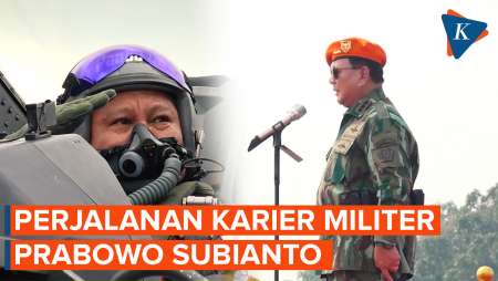 Perjalanan Karier Militer Prabowo yang Akan Disematkan Jenderal Kehormatan Bintang 4