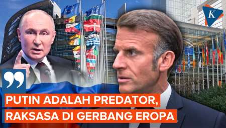 Macron Sebut Putin Predator dan Raksasa di Gerbang Eropa